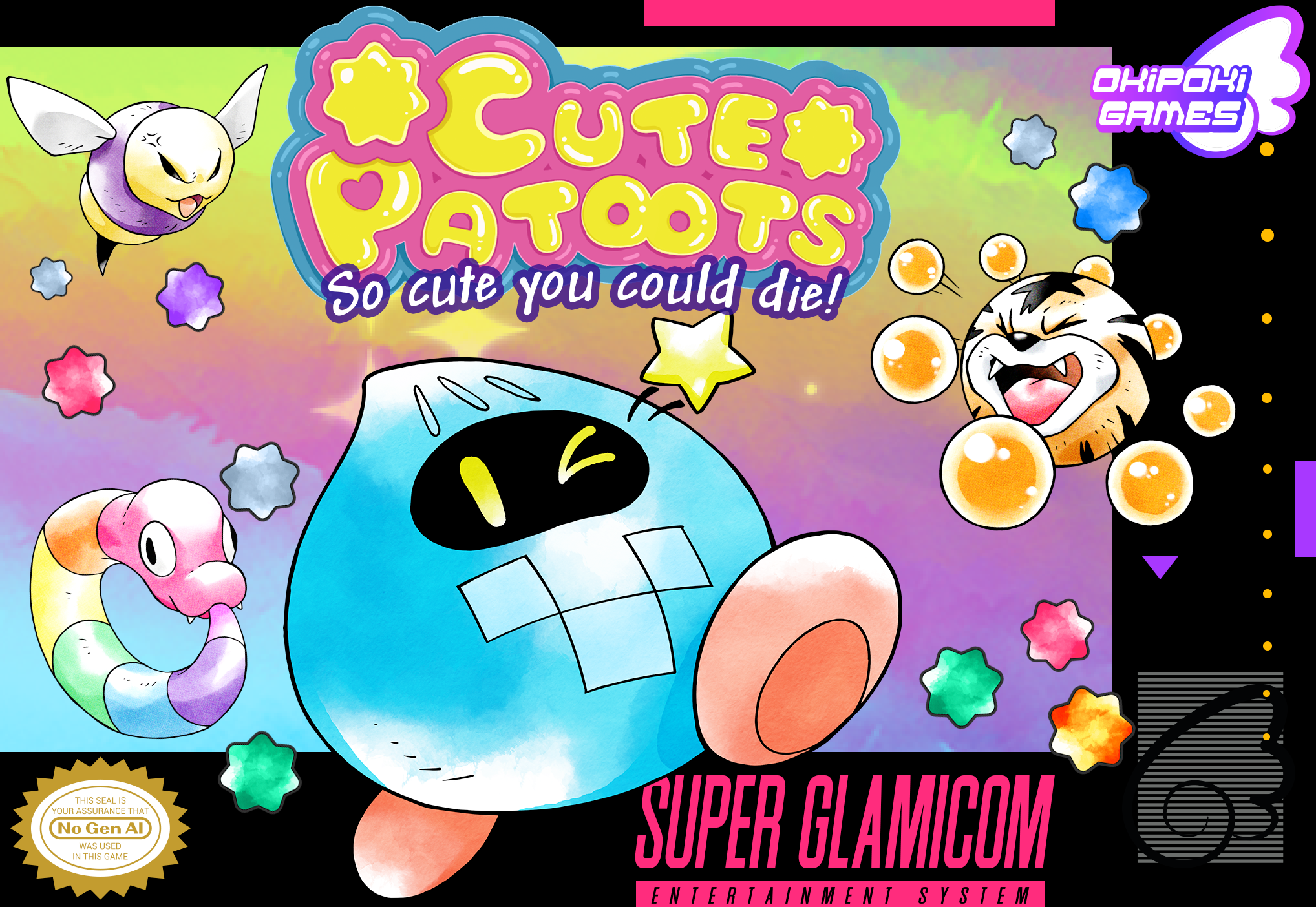 - A promotional image for Cute Patoots
